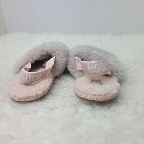 UGG Girls' Toddler Shearling Open Toe Sandals Size 10 - Picture 5 of 8